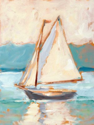 Contemporary Yacht I by Ethan Harper Oil Painting