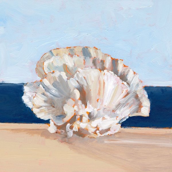 Main Product Photo of Coral By the Shore III Painting by Ethan Harper
