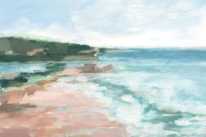 Coral Sand Beaches II Oil Painting by Ethan Harper - Bestsellers