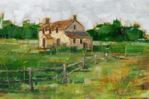 Countryside Home II by Ethan Harper Oil Painting