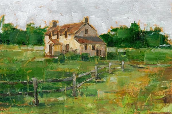 Main Product Photo of Countryside Home II Painting by Ethan Harper