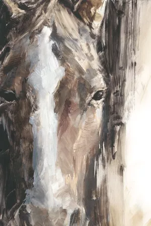 Cropped Equine Study II by Ethan Harper Oil Painting