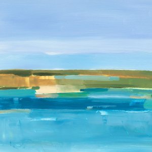 Crystal Blue Horizon I by Ethan Harper Oil Painting