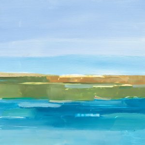 Crystal Blue Horizon II by Ethan Harper Oil Painting