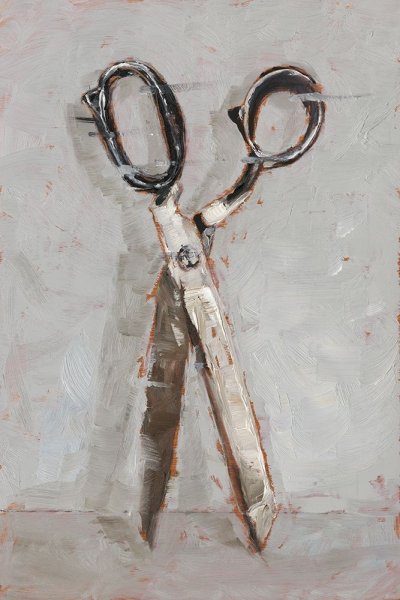 Main Product Photo of Cut it Out I Painting by Ethan Harper