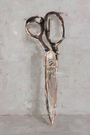 Cut it Out II Oil painting by Ethan Harper