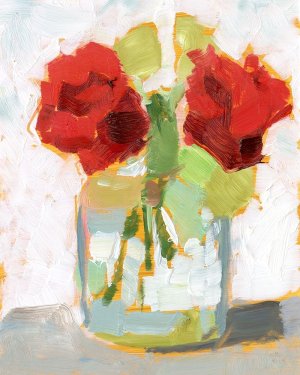 Cut Roses II by Ethan Harper Oil Painting