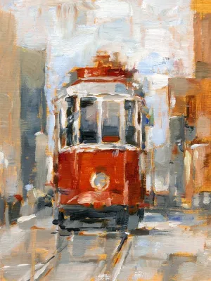 Day Trolley I by Ethan Harper Oil Painting