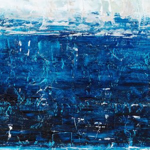 Deep Blue Sea I Oil painting by Ethan Harper