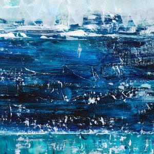 Deep Blue Sea II Oil painting by Ethan Harper