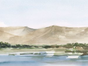 Desert Mountains I by Ethan Harper Oil Painting