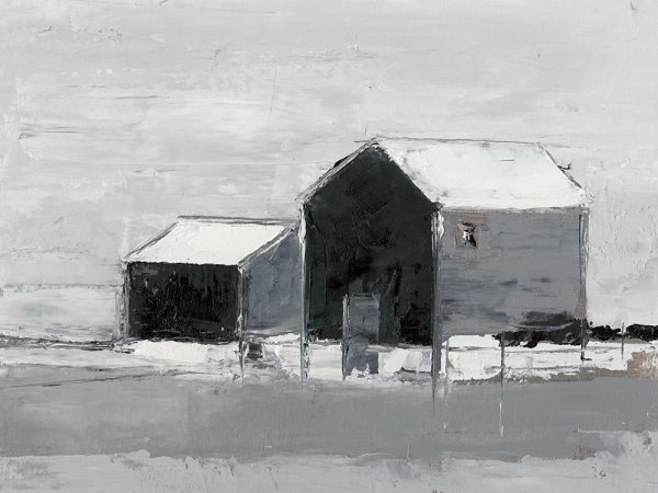 Dynamic Barn II by Ethan Harper - Hand-Painted Oil Painting Reproduction