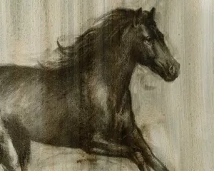 Dynamic Stallion I by Ethan Harper Oil Painting