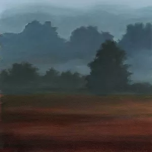 Early Morning Mist I Oil Painting by Ethan Harper - Contemporary