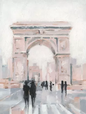 Early Morning Stroll II Oil Painting by Ethan Harper - Contemporary