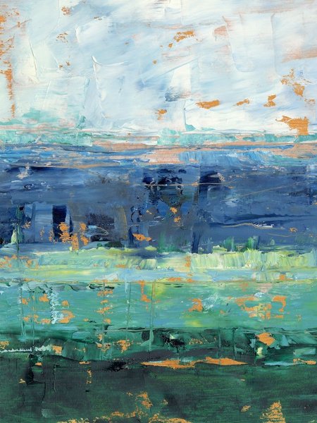 Earth and Sea II by Ethan Harper - Hand-Painted Oil Painting Reproduction