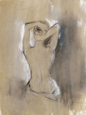 Embellished Contemporary Figure I Oil Painting by Ethan Harper - Contemporary