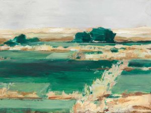 Emerald Fields I by Ethan Harper Oil Painting