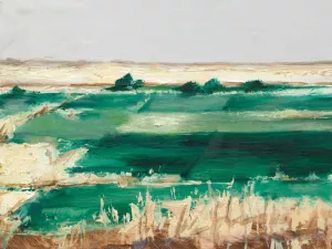 Emerald Fields II Oil painting by Ethan Harper