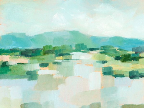 Emerald Island I by Ethan Harper - Hand-Painted Oil Painting Reproduction