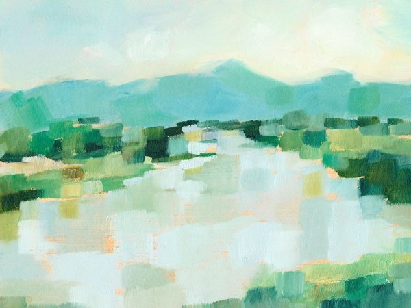 Emerald Island II by Ethan Harper - Hand-Painted Oil Painting Reproduction