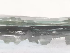 Emerald Lake Reflections II by Ethan Harper Oil Painting