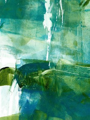 Emerald Mine II Oil Painting by Ethan Harper - Contemporary