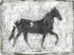 Equine Silhouette I by Ethan Harper Oil Painting