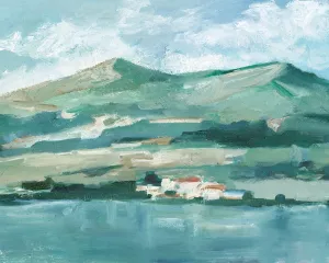 European Seaside Villiage II by Ethan Harper Oil Painting