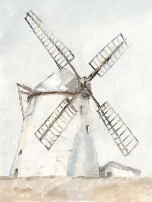European Windmill II by Ethan Harper Oil Painting