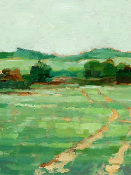 Main Product Photo of Farm Road I Painting by Ethan Harper