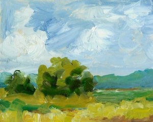 Field Color Study I Oil painting by Ethan Harper
