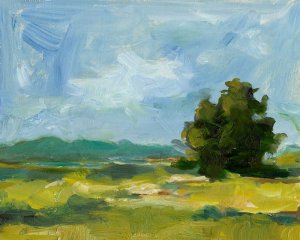 Field Color Study II by Ethan Harper Oil Painting