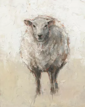 Fluffy Sheep I by Ethan Harper Oil Painting