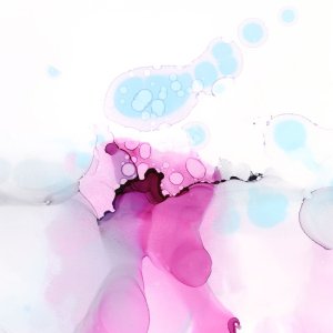 Fluid Magenta I Oil painting by Ethan Harper