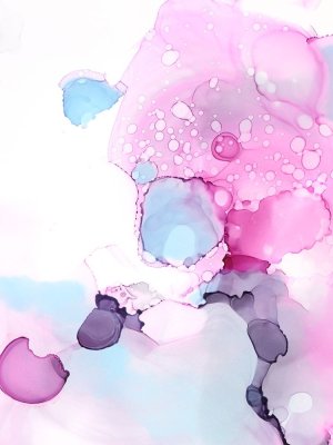 Fluid Magenta IV Oil painting by Ethan Harper