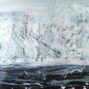 Glacial Horizon I Oil painting by Ethan Harper