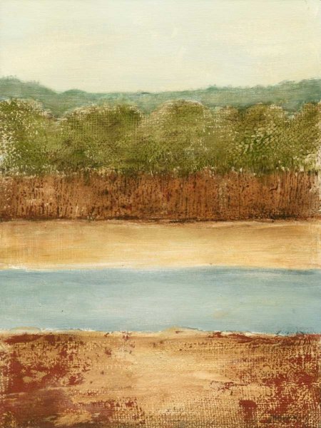Golden Meadow I by Ethan Harper - Hand-Painted Oil Painting Reproduction