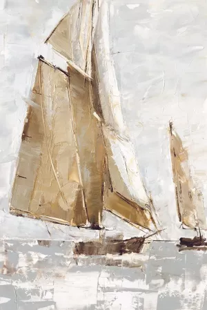 Golden Sails I by Ethan Harper Oil Painting