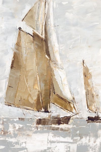 Main Product Photo of Golden Sails I Painting by Ethan Harper