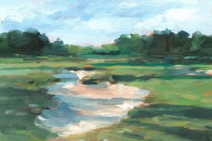 Golf Course Study I by Ethan Harper Oil Painting