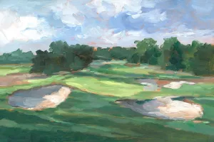Golf Course Study III Oil Painting by Ethan Harper - Contemporary