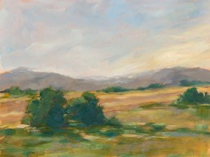 Green Valley II Oil Painting by Ethan Harper - Contemporary