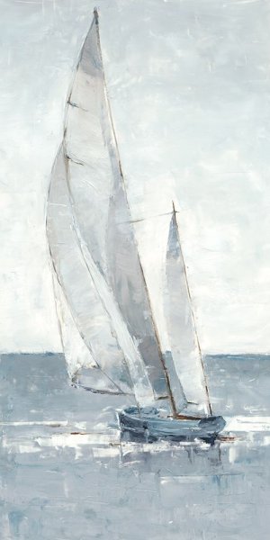 Main Product Photo of Grey Seas I Painting by Ethan Harper