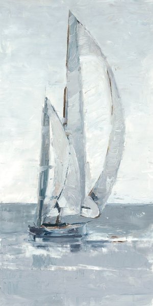 Main Product Photo of Grey Seas II Painting by Ethan Harper
