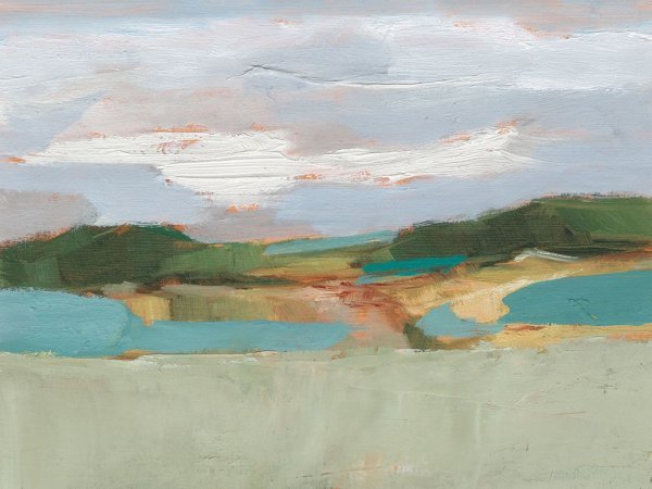 High Noon Vista Study II by Ethan Harper - Hand-Painted Oil Painting Reproduction