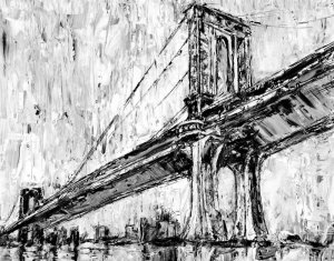 Iconic Suspension Bridge I Oil painting by Ethan Harper