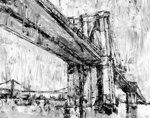 Iconic Suspension Bridge II by Ethan Harper Oil Painting