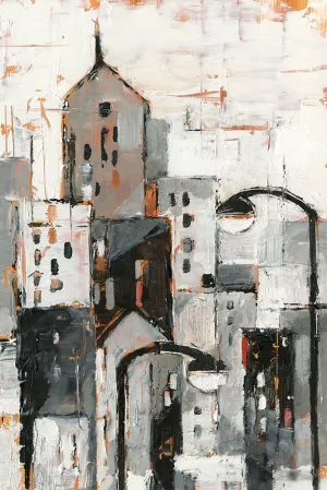 Illuminated City I Oil Painting by Ethan Harper - Bestsellers
