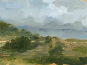 Impasto Landscape IV Oil Painting by Ethan Harper - Contemporary